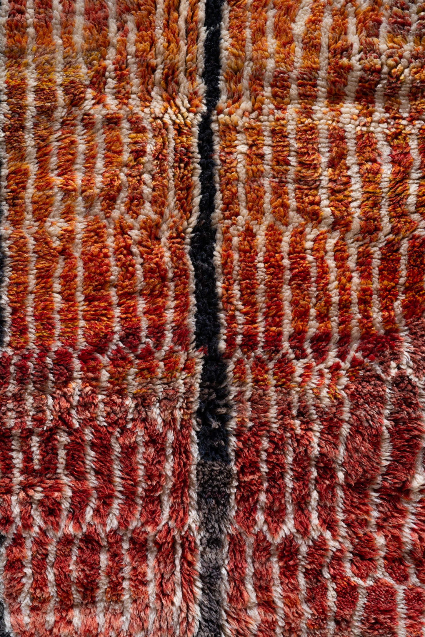 Moroccan M'rirt Luxury Handmade Rug - Vintage Dawn Hues