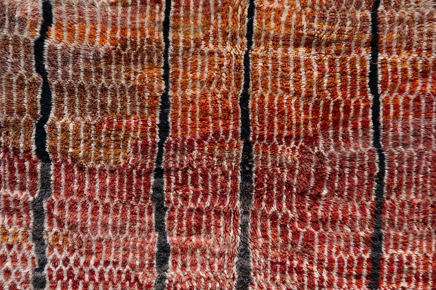 Moroccan M'rirt Luxury Handmade Rug - Vintage Dawn Hues