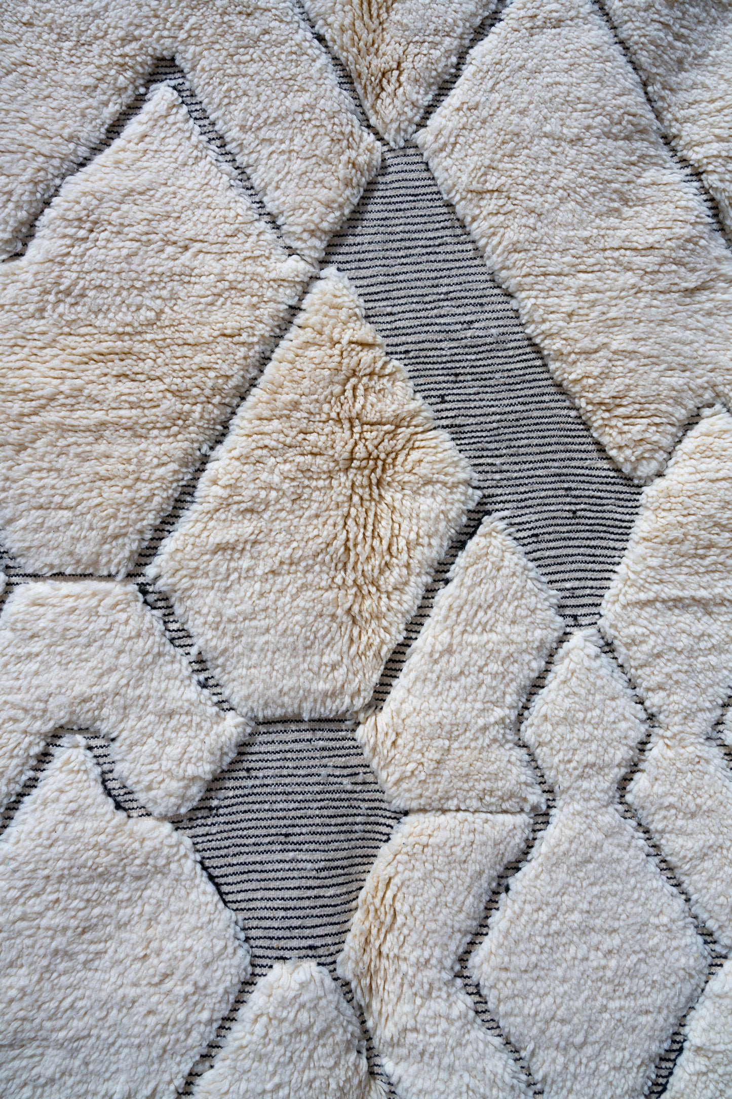 Moroccan Beni Ourain Luxury Handmade Rug - Vintage Style